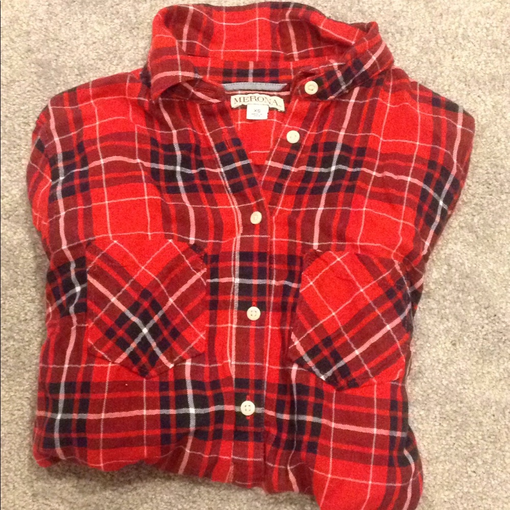 MERONA FLANNEL SIZE SMALL PERFECT CONDITION